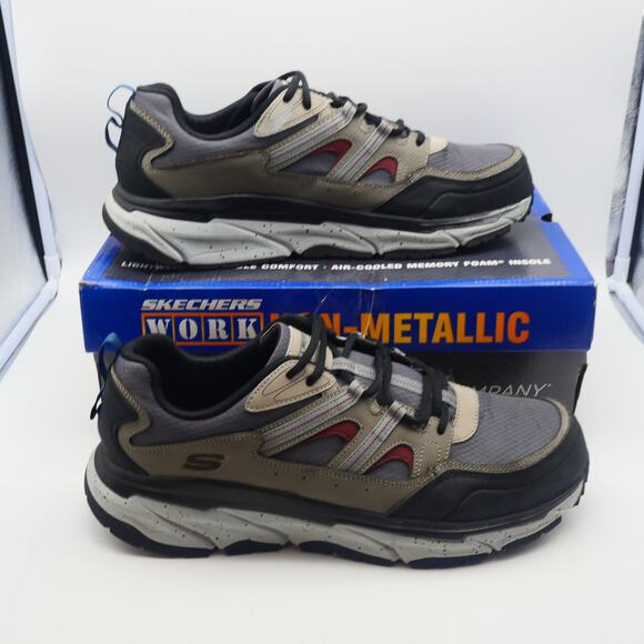 NEW Skechers Men's 14 D'lux Journey Sr Carbon Nano Safety Toe Work Shoes - Picture 5 of 11